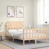 vidaXL Cadre de lit sans matelas bois de pin massif