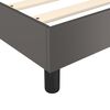 vidaXL Cadre de lit gris 180x200 cm similicuir