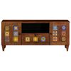 vidaXL Meuble TV Noyer 105 x 33 x 46 cm Bois de mangue massif