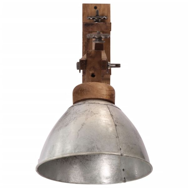 vidaXL Lampe murale 25 W argent vintage E27