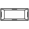 vidaXL Table console Transparent 80x35x75 cm Verre trempé