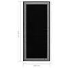 vidaXL Tapis BCF Noir avec motif 100x150 cm