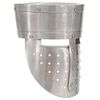 vidaXL Casque de chevalier m&eacute;di&eacute;val antique pour GN Argent&eacute; Acier