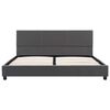 vidaXL Cadre de lit sans matelas gris similicuir 120x200 cm