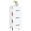 vidaXL Buffet blanc 34,5x34x90 cm bois d'ing&eacute;nierie