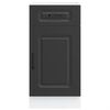 vidaXL Armoire de cuisine Kalmar noir bois d'ing&eacute;nierie