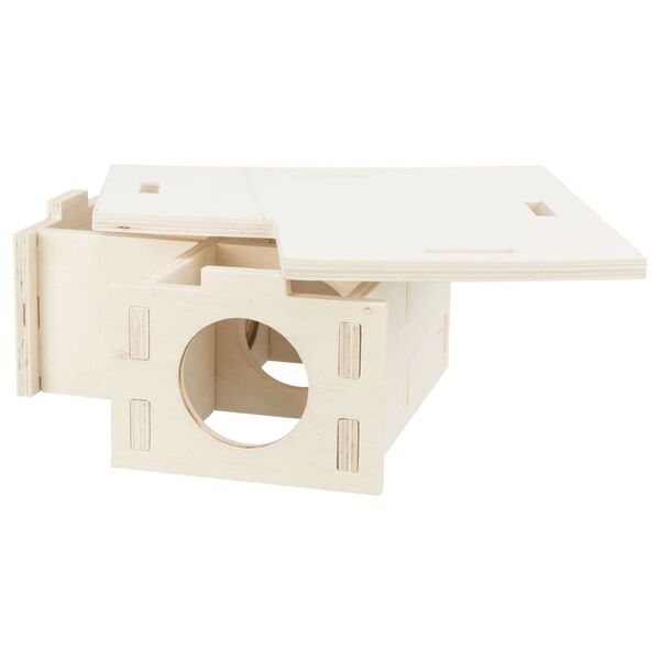 TRIXIE Maison pour rongeurs &agrave; 3 chambres 30x12x30 cm Bois