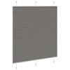vidaXL Store pliss&eacute; anthracite 120x100 cm largeur du tissu 119,4 cm