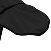 vidaXL Couverture &Eacute;quine Noir 85 cm Fleece polaire