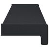 vidaXL Appui de fen&ecirc;tre Anthracite avec grain de bois PVC