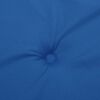 vidaXL Coussins de chaise Uni 2 pcs Bleu 58 x 77 x 4,5 cm Tissu Oxford