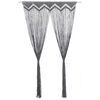 vidaXL Rideau en macram&eacute; Anthracite 140x240 cm Coton