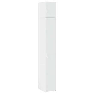 vidaXL Armoire de rangement mince blanc 30x42,5x225 cm