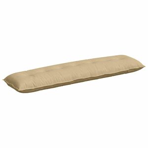 vidaXL Coussin de Dos Vert gris 200 x 50 cm Tissu en velours c&ocirc;tel&eacute;