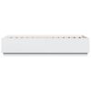 vidaXL Cadre de lit sans matelas blanc 90x190 cm