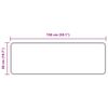 vidaXL Coureur de Tapis MARSA Multicolore 150 x 50 cm Polyester et PVC