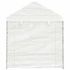 vidaXL Belv&eacute;d&egrave;re avec toit blanc 2,28x2,23x2,69 m poly&eacute;thyl&egrave;ne