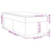 vidaXL Sommier &agrave; lattes de lit et matelas Gris clair 80x200 cm Velours