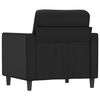 vidaXL Fauteuil Noir 60 cm Similicuir