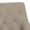vidaXL Chaise pivotante de salle &agrave; manger Gris clair Velours