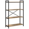 vidaXL &Eacute;tag&egrave;re 80 x 30 x 120 cm Bois d'ing&eacute;nierie Ch&ecirc;ne artisanal