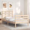 vidaXL Cadre de lit sans matelas 100x200 cm bois massif