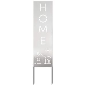 vidaXL &Eacute;cran de confidentialit&eacute; de jardin Fretwork Argent&eacute; 32 x 140 cm