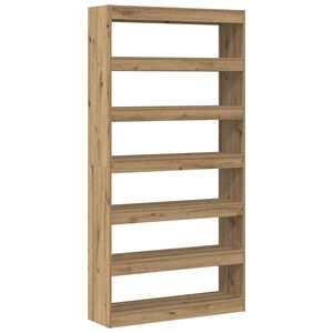 vidaXL Biblioth&egrave;que 6 niveaux 100 x 30 x 198 cm Bois d'ing&eacute;nierie