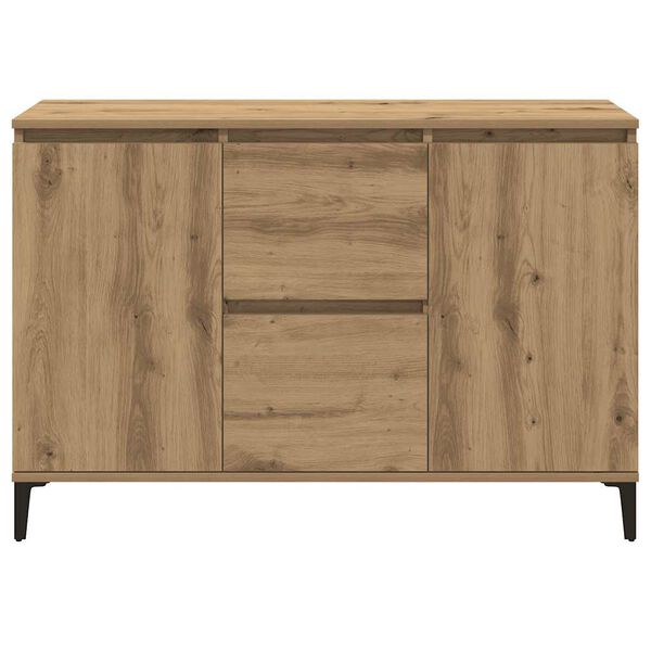 vidaXL Buffet chêne artisanal 102x35x70 cm bois d'ingénierie