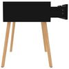 vidaXL Table de chevet Noir 40x40x56 cm Bois d'ing&eacute;nierie