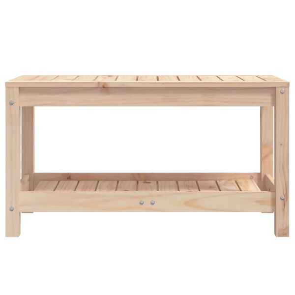 vidaXL Banc de jardin 82,5x35x45 cm bois massif de pin