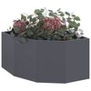 vidaXL Jardini&egrave;re d'Angle Anthracite 60 x 60 x 35 cm Acier