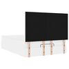 VidaXL Cadre de lit ottoman avec matelas blanc 140x190 cm similicuir