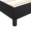 vidaXL Sommier &agrave; lattes de lit avec matelas Noir 140x190 cm Similicuir