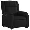 vidaXL Fauteuil inclinable &eacute;lectrique noir similicuir