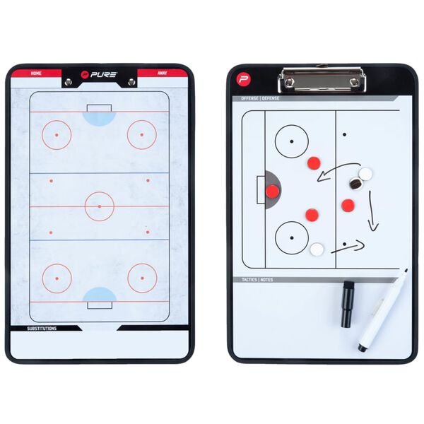 Pure2Improve Tableau d&rsquo;entra&icirc;neur Hockey sur glace 35x22 cm P2I100640