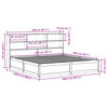 vidaXL Cadre de lit sans matelas 200x200 cm bois massif de pin