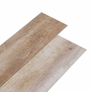 vidaXL Planches de sol en PVC autocollantes 30,5 x 61 cm 28 pcs PVC