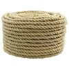 vidaXL Corde de bateau 10 mm 500 m Naturel