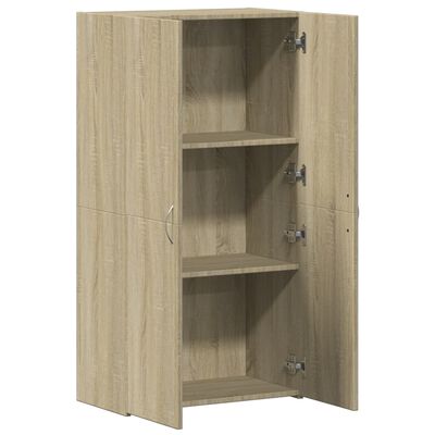 vidaXL Armoire de classement chêne sonoma 60x32x115 cm bois ingénierie