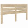 vidaXL T&ecirc;te de lit Ch&ecirc;ne Sonoma 200 cm Bois d'ing&eacute;nierie