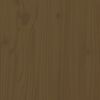 vidaXL Tête de lit Marron miel 81x4x100 cm Bois massif de pin