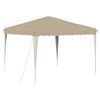 vidaXL Tente de f&ecirc;te pop-up 288 x 288 x 245 cm Cr&egrave;me Tissu Oxford
