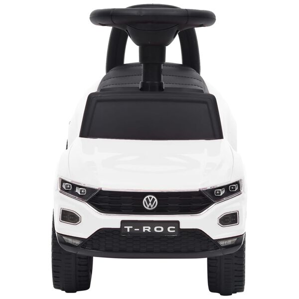 vidaXL Voiture &agrave; p&eacute;dales Volkswagen T-Roc Blanc