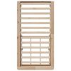 vidaXL Cadre de lit Cire marron 75 x 190 cm Bois de pin massif