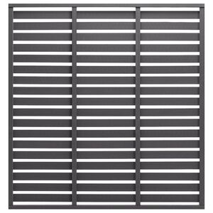 vidaXL Panneau de cl&ocirc;ture WPC 180x180 cm Gris