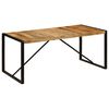 vidaXL Table &agrave; manger 180x90x75 cm Bois de manguier massif