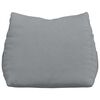 vidaXL Coussin de Dos Gris clair 45 x 20 x 35 cm tissu