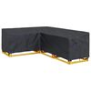 vidaXL Housse pour meubles Noir 260 x 210 x 80 cm Tissu Oxford 600D