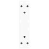 vidaXL Pieds de table basse en forme de V, 2 pi&egrave;ces, blanc, 28 x (42-43,3) cm, acier